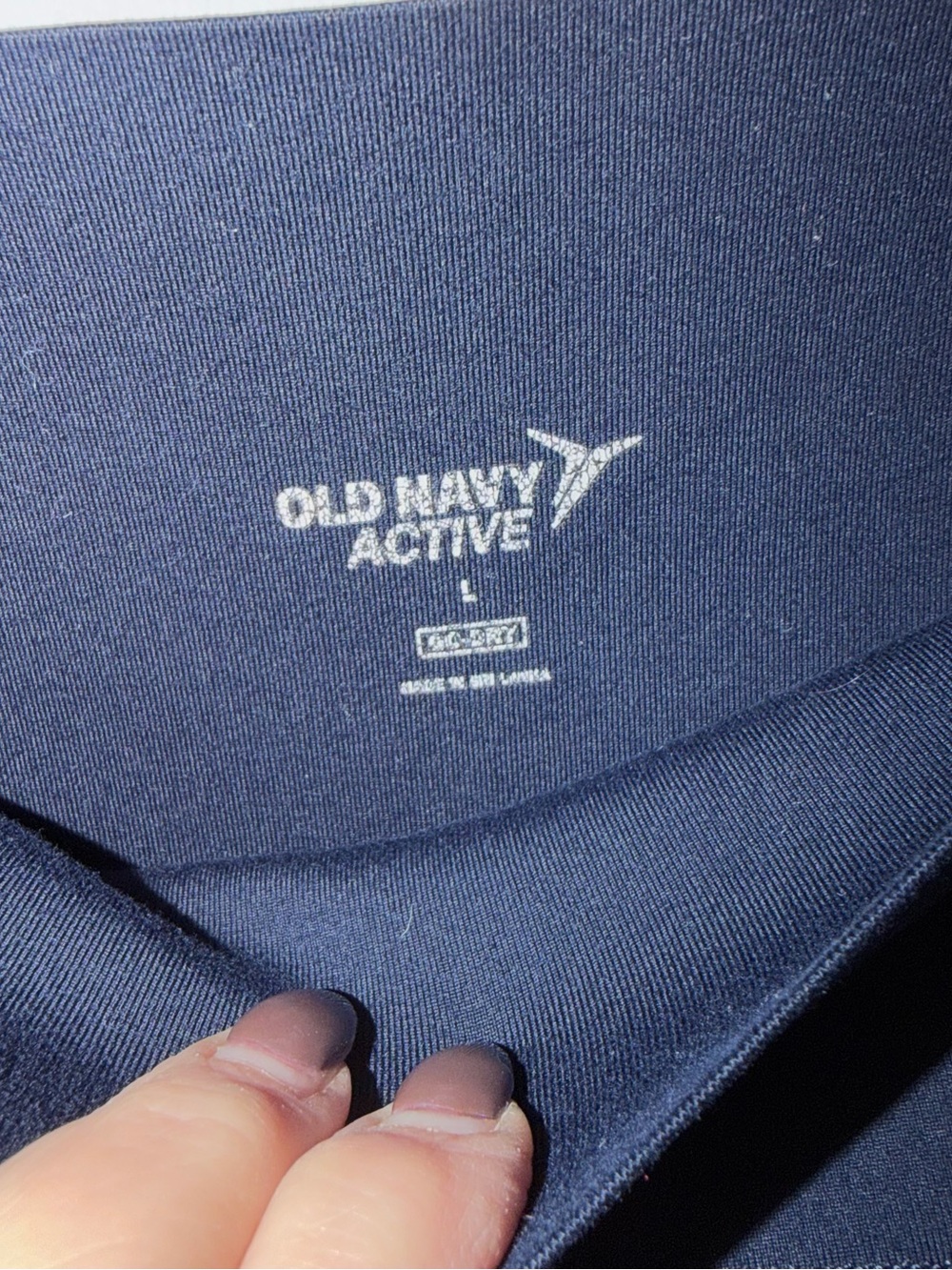 Old Navy Navy High-Waist Ponte Leggings - Picture 2 of 3